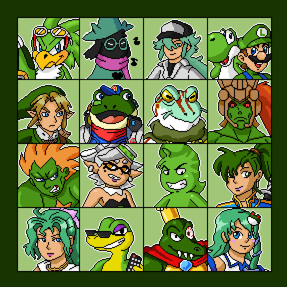 Green Character Collection by KaosMass95 on DeviantArt