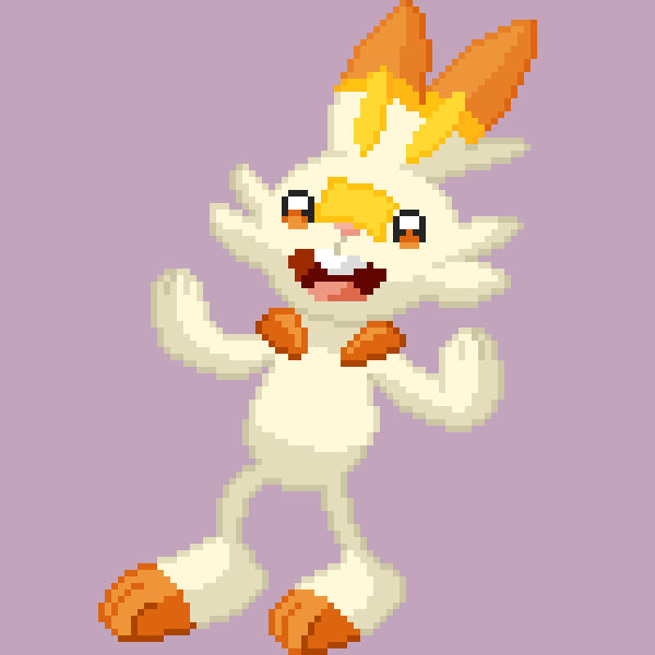Shiny Scorbunny by KaosMass95 on DeviantArt