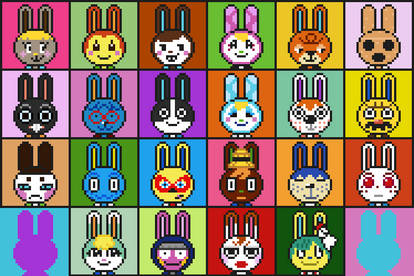 Animal Crossing Rabbit Villagers