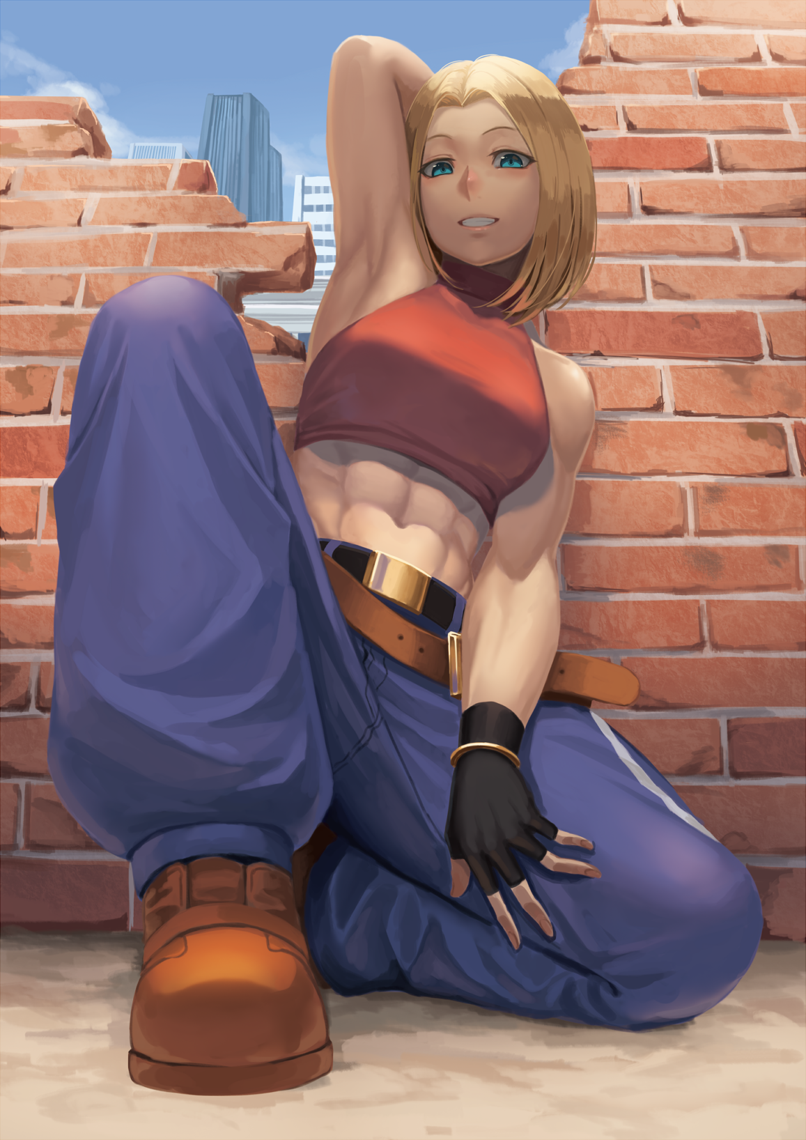 Blue Mary - KOF'97 OL HD Wallpaper by Zeref-ftx on DeviantArt