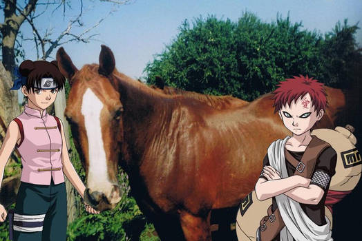 Dandy, Tenten, and Gaara