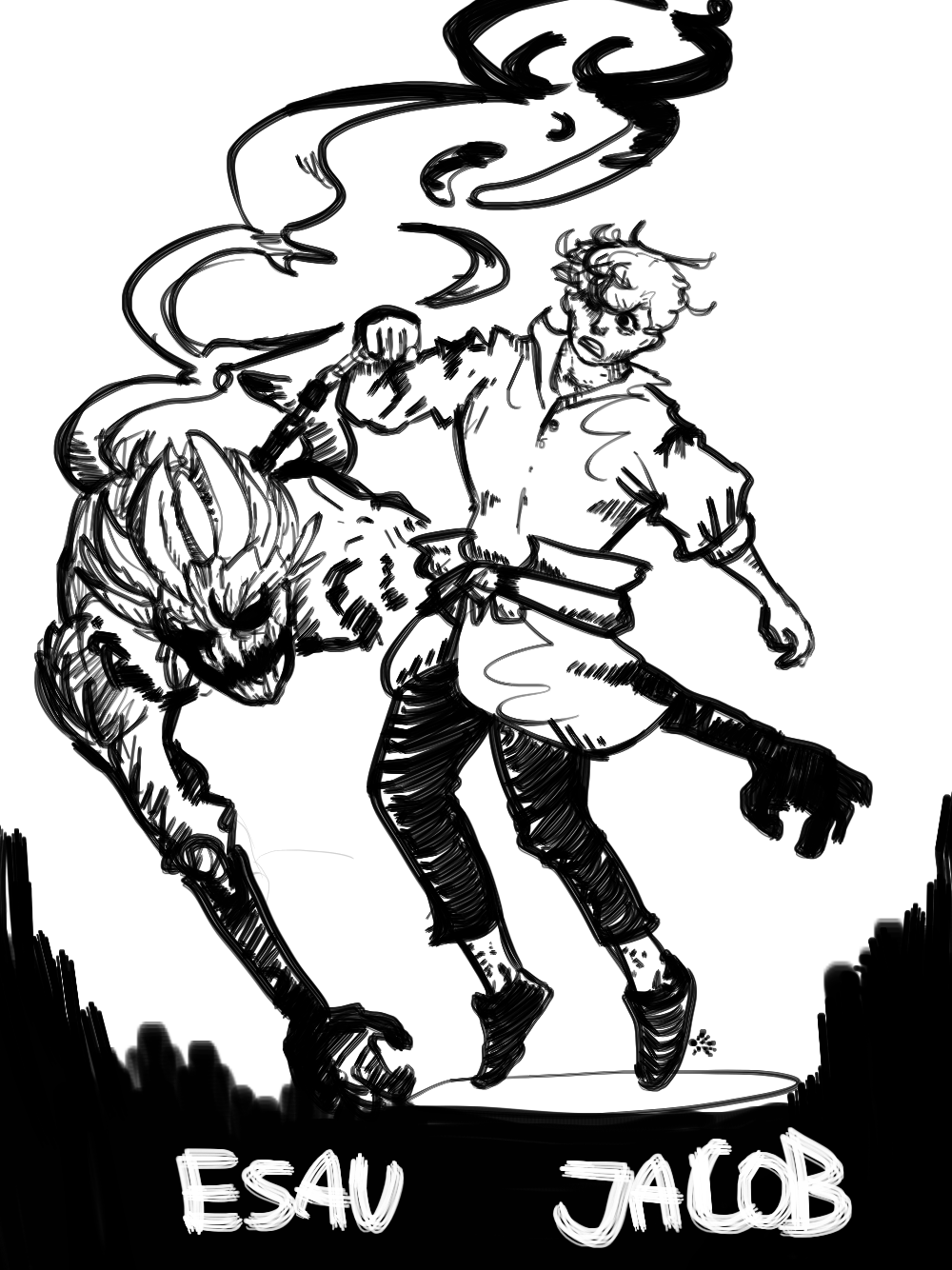 Jacob Esau Rivals Jacob, Esau by Angenoide on DeviantArt