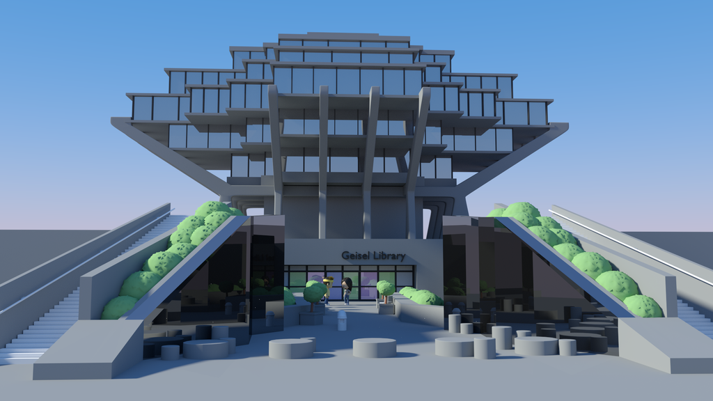 Geisel Library by Adonisc on DeviantArt