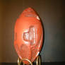 Front view Of Football Guy Sculpture