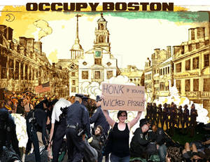 Back of Occupy Boston PSA Brochure