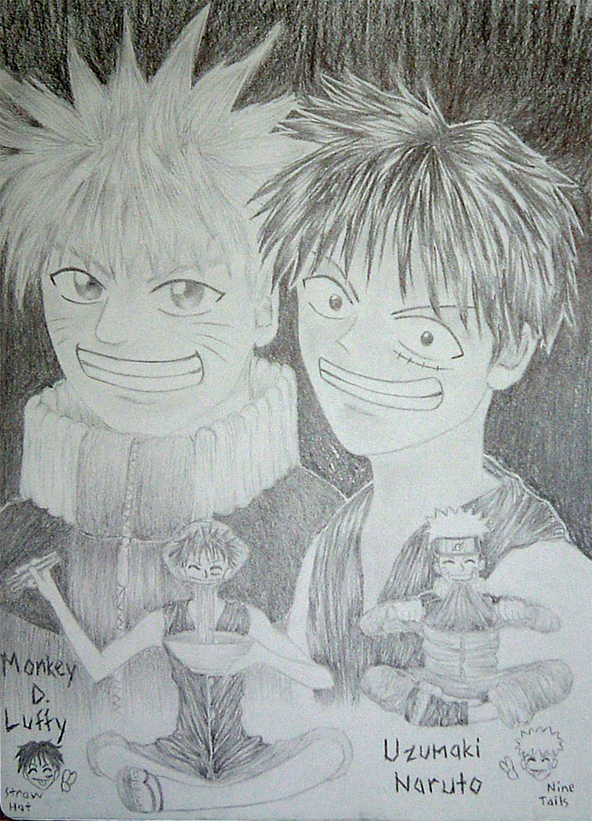 Luffy and Naruto