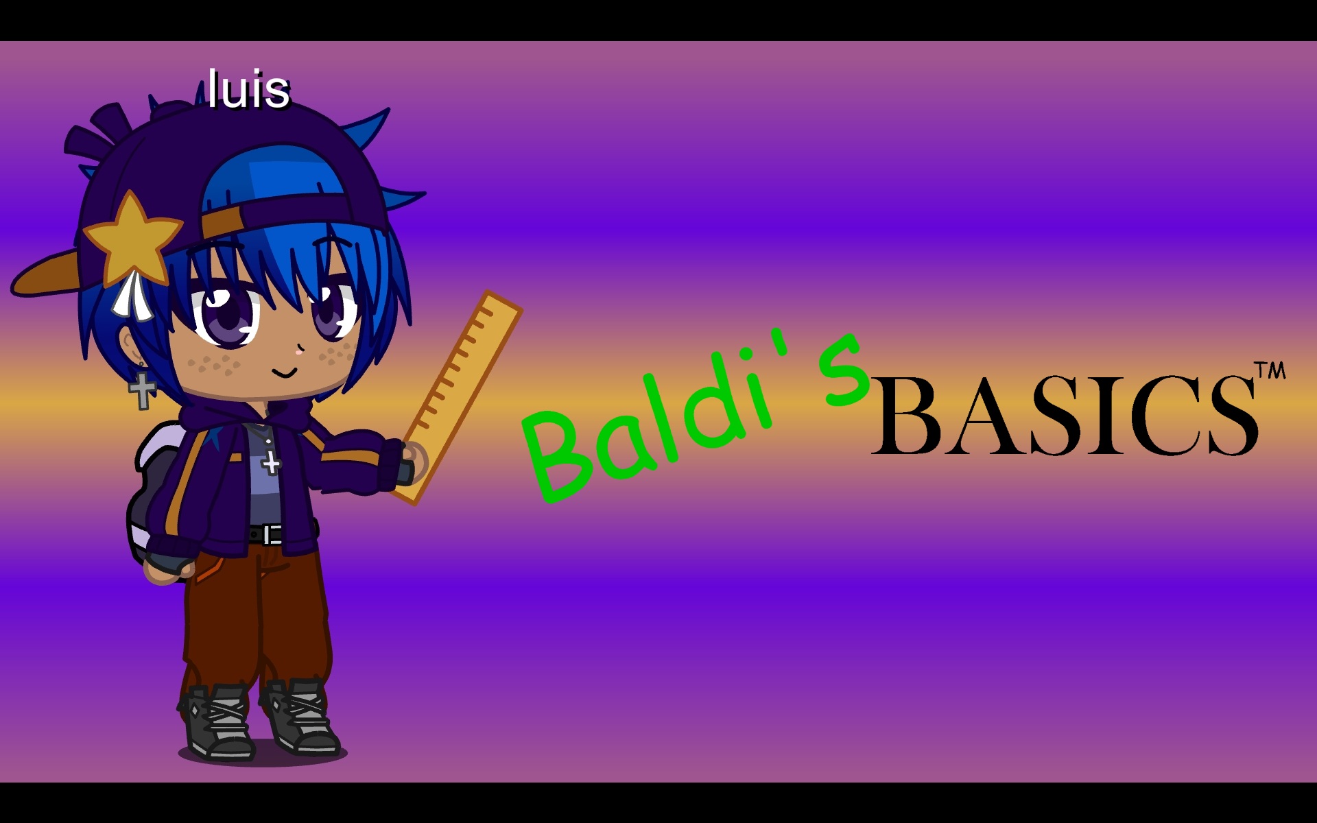 Baldi characters in Gacha Club!