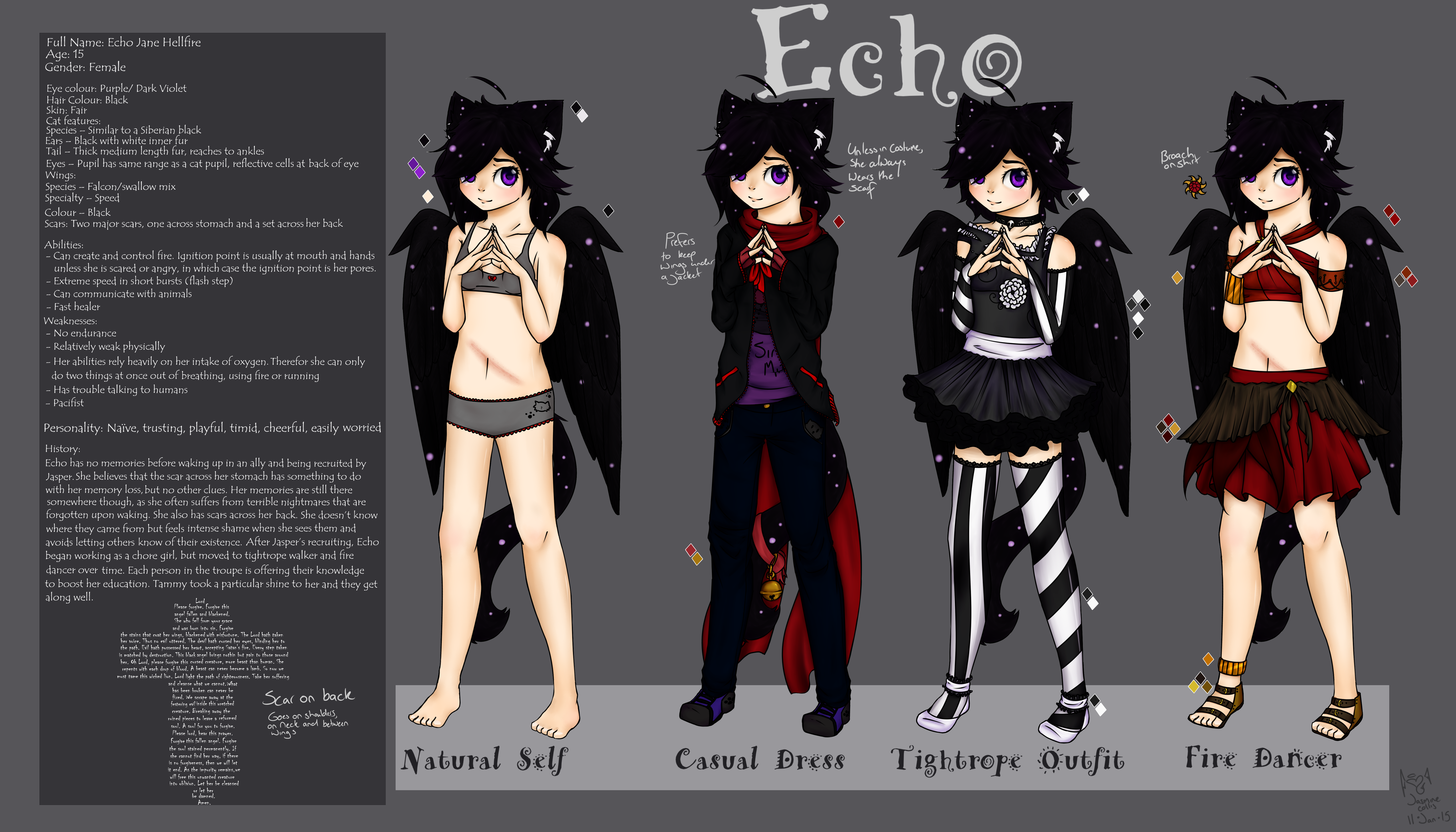 Echo Reference sheet