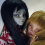 Sophie and Ruby - Monster High dolls OOAK repaint