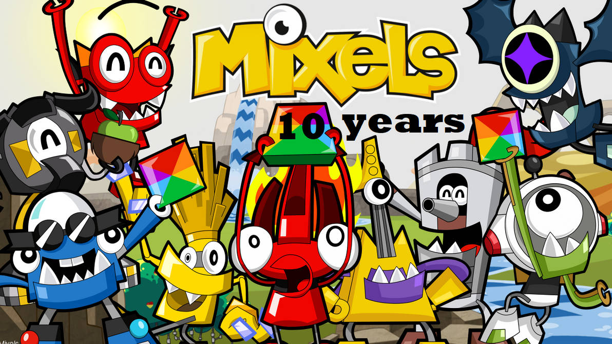 Mixels Aniversario 10 Years by legocesarmixel01 on DeviantArt