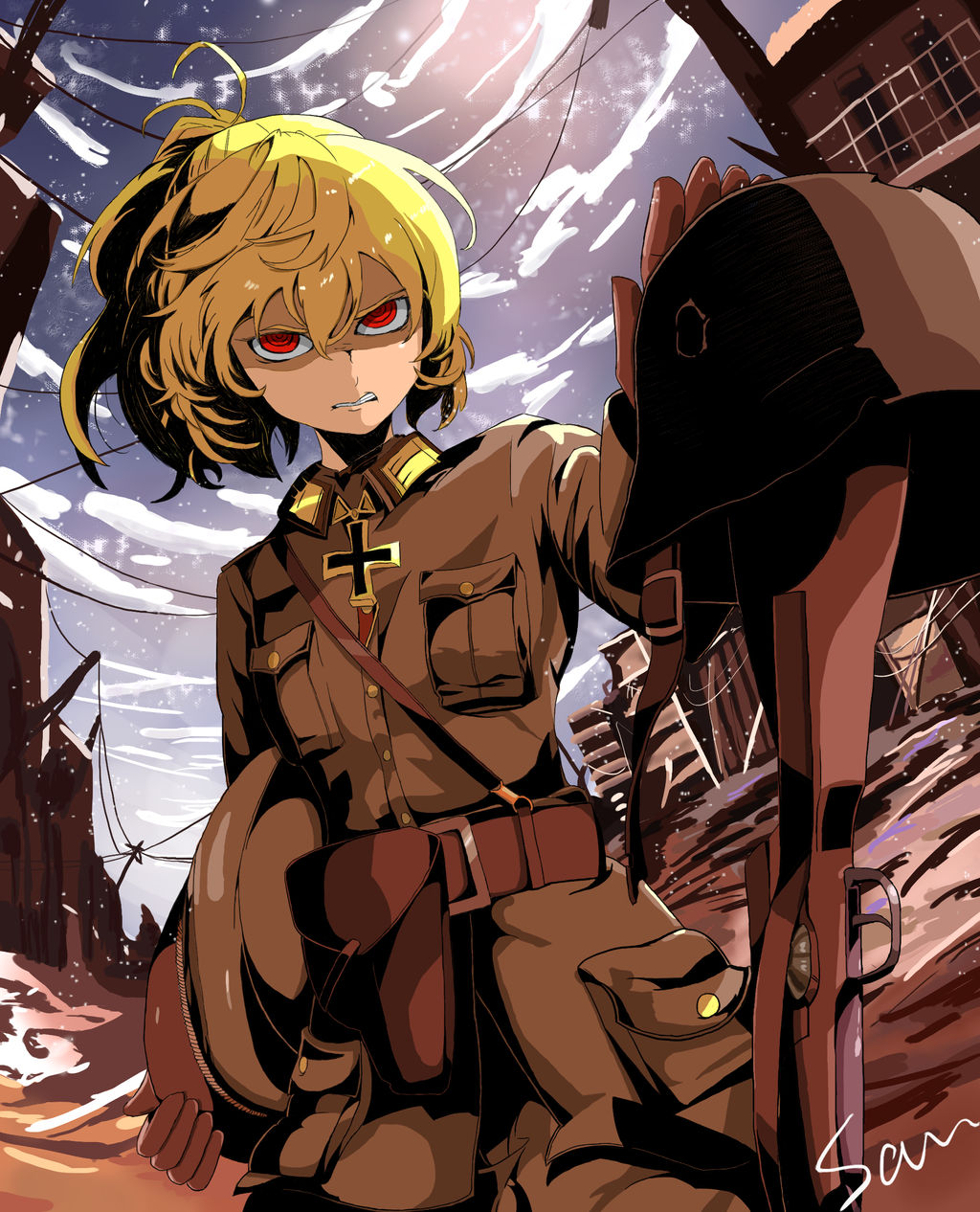 Youjo Senki Tanya Von Degurechaff By Sam830917 On Deviantart