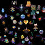 Kingdom hearts Worlds Map