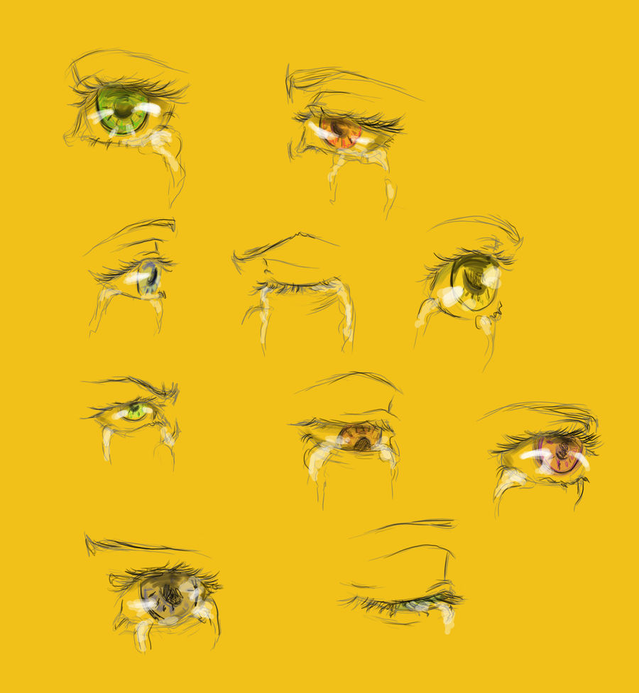 Cry Reference Crying eyes - reference sheet by rivaste on DeviantArt