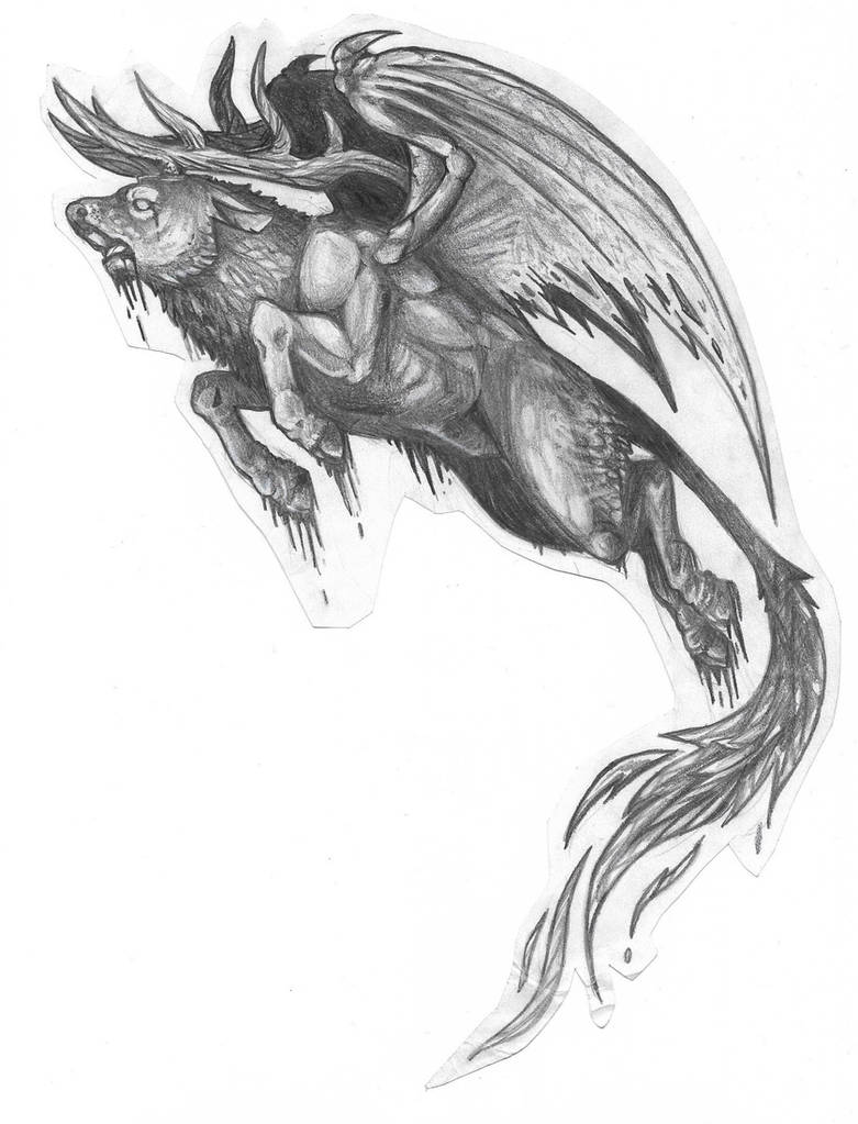 Lesser key of Solomon: Furfur by SpookySkeleKat on DeviantArt