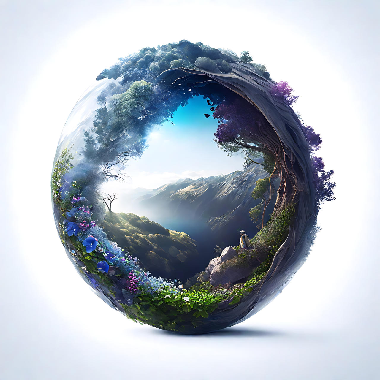 Nature Sphere Dreams of nature - Sphere by DEVDES-LPZ on DeviantArt