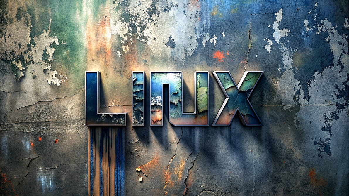 LINUX Lettering Wall by DEVDES-LPZ on DeviantArt