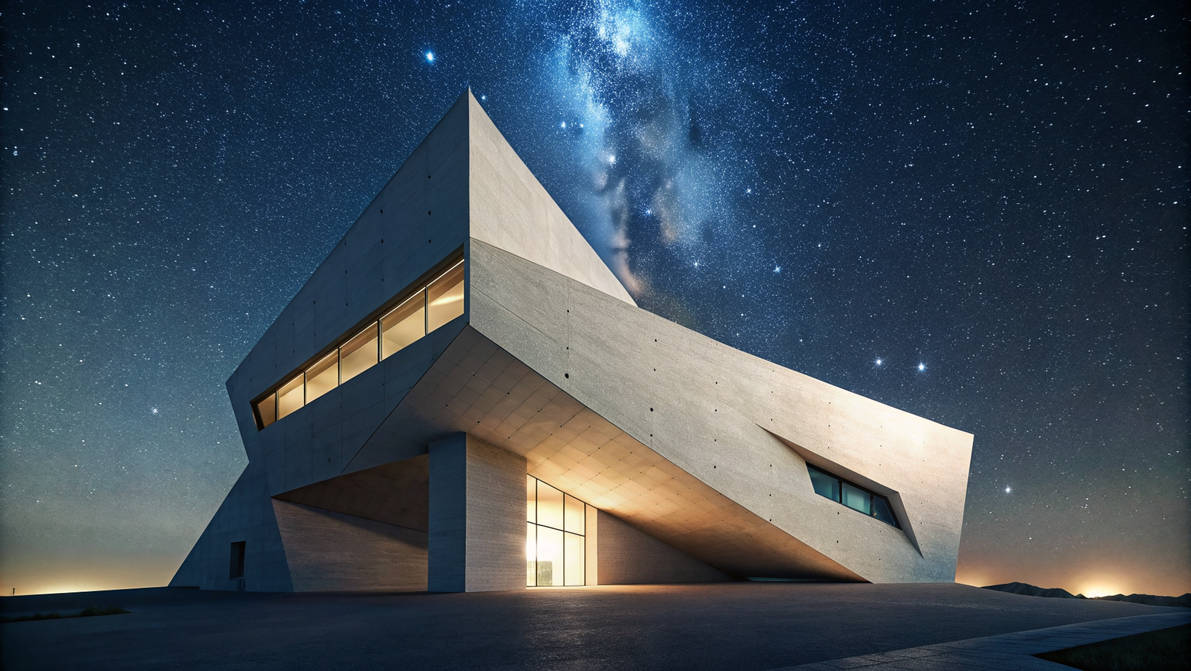 Modern building architecture sharp edged concrete by DEVDES-LPZ on ...