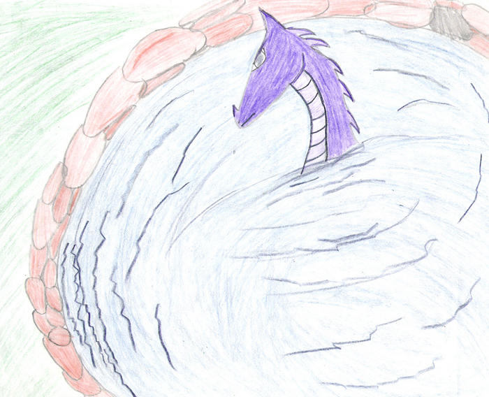 Dragon in My Pond by lightning-shadow on DeviantArt