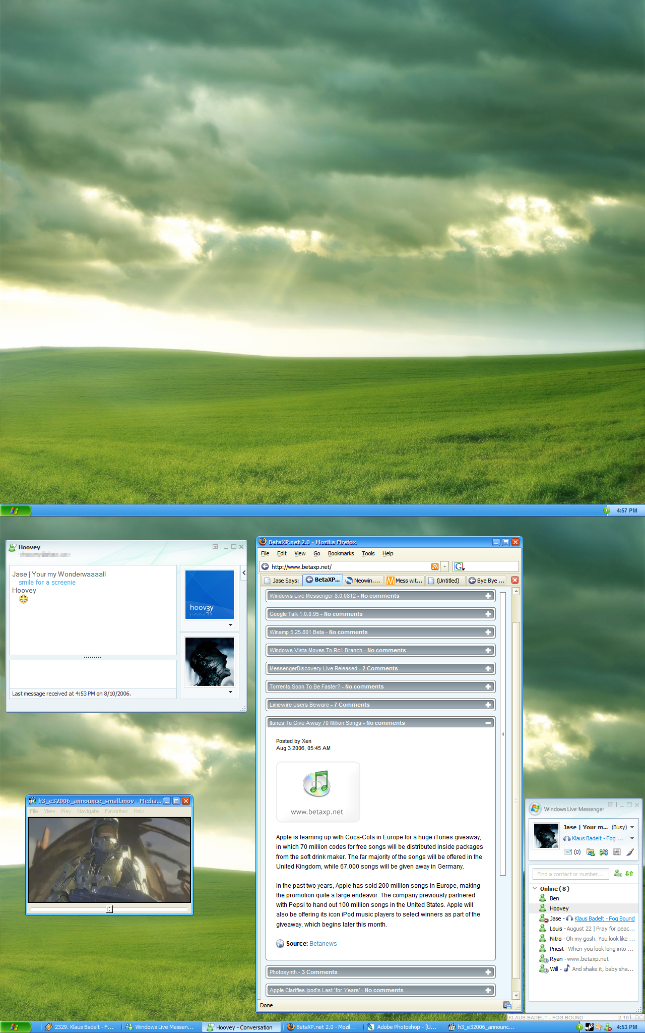 Windows XP Desktop