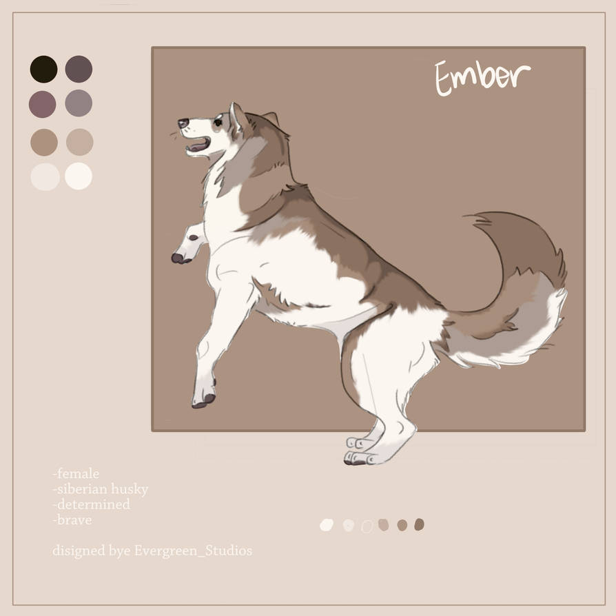 Husky Deviantart Ember The Siberian Husky by EvergreenStudios123 on DeviantArt