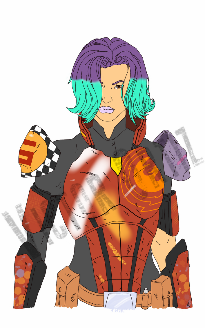 Sabine Robotization Deviantart Sabine Wren by vortiz614 on DeviantArt