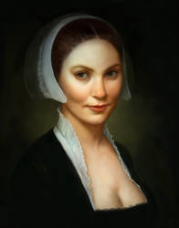Flemish-style portrait