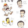 AVGN in different styles