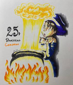 Ego-Inktober 2023 Day 25: Dangerous and Cauldron 