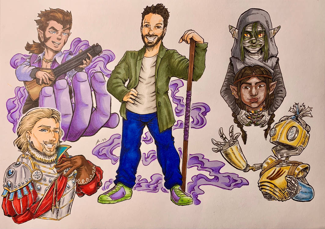 Critical Role: Sam Riegel by InnuDoggy on DeviantArt