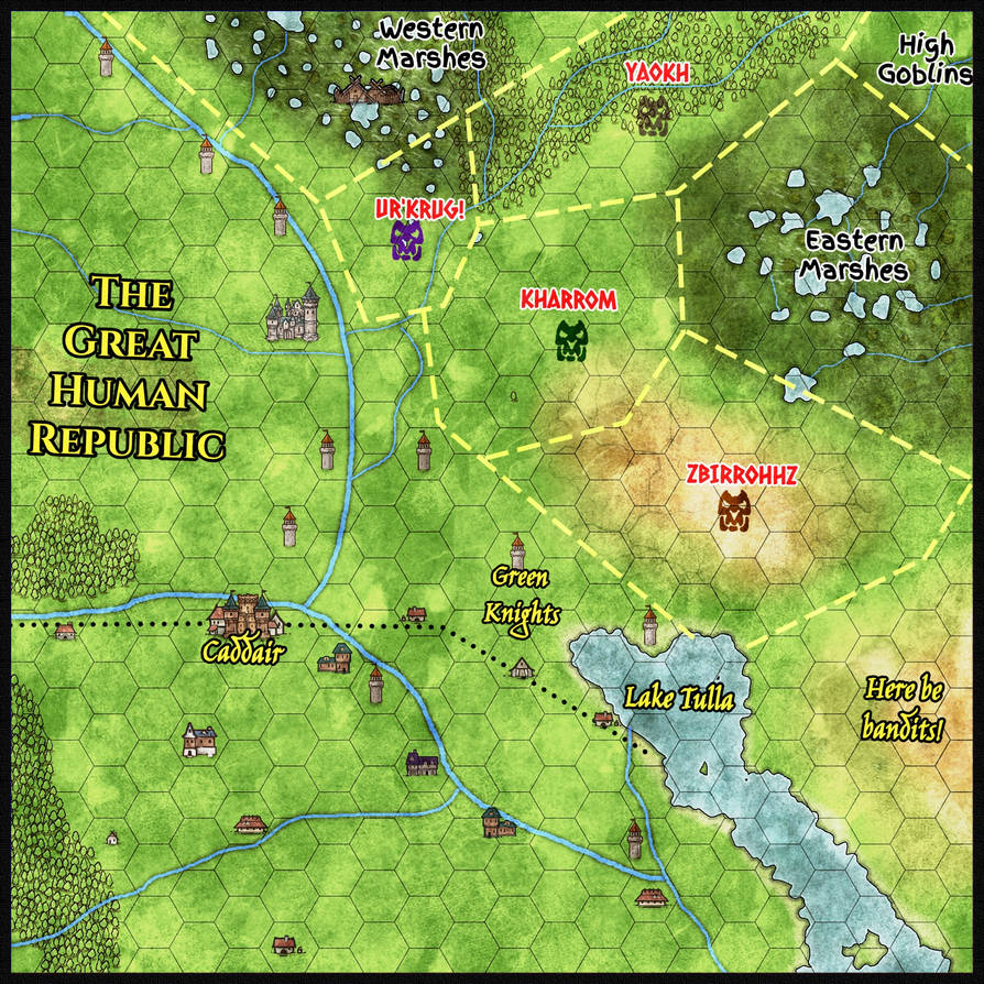 Mashes Map Kingdom of the Westers Marshes, map by onanvil on DeviantArt