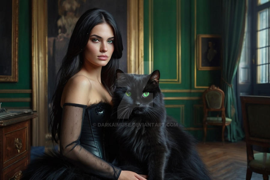 Willow The Goth Cat By DarkAiMuse On DeviantArt Willow the goth cat by darkaimuse on deviantart