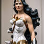 Wonder Woman transformed into marble statue 2