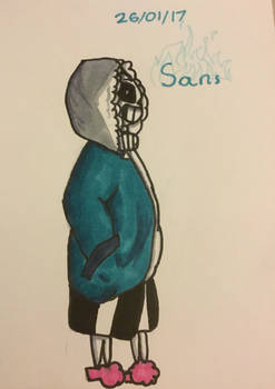 Sans marker drawing