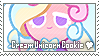 Cream Unicorn Cookie Stamp