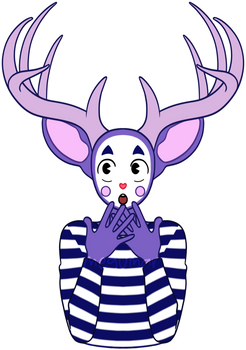 HTF Mime but he has actual deer antlers