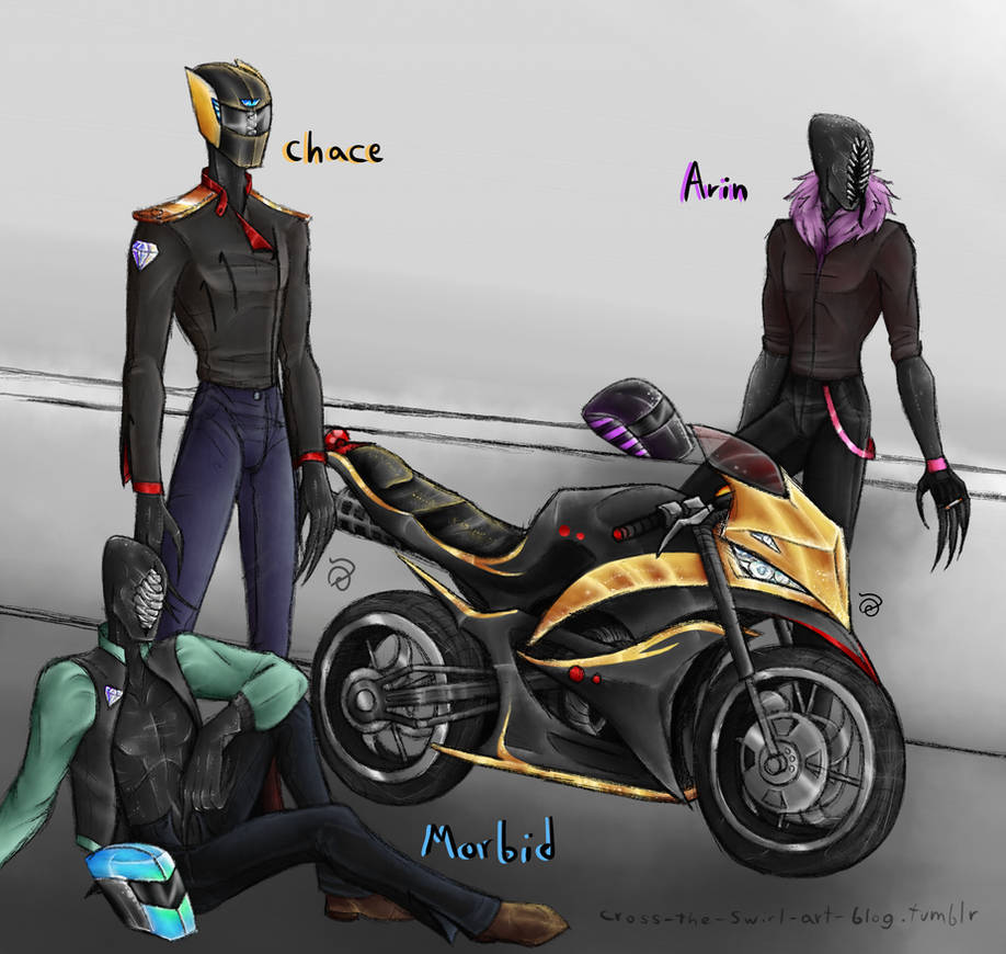 Motorcycle Racer Oc Bikers (New oc's) by Cross-The-Swirl on DeviantArt