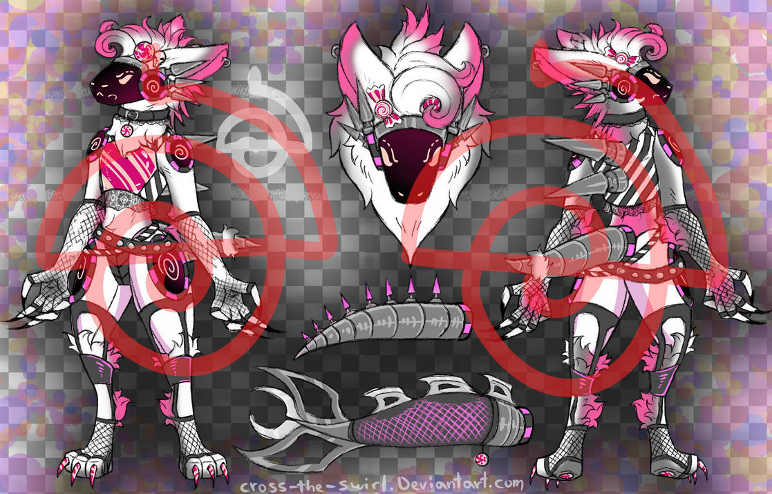 Goth Protogen Candy goth Protogen closed by Cross-The-Swirl on DeviantArt