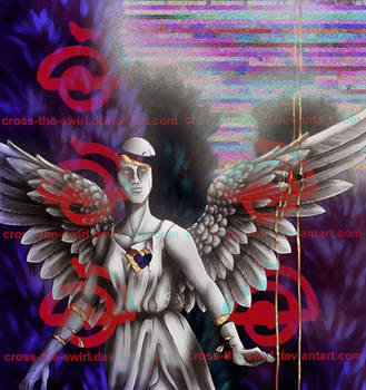 Broken angel, lost.