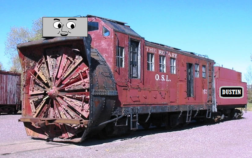 Dustin the Rotary Snow Plough by TobyAndBrunoCentral on DeviantArt