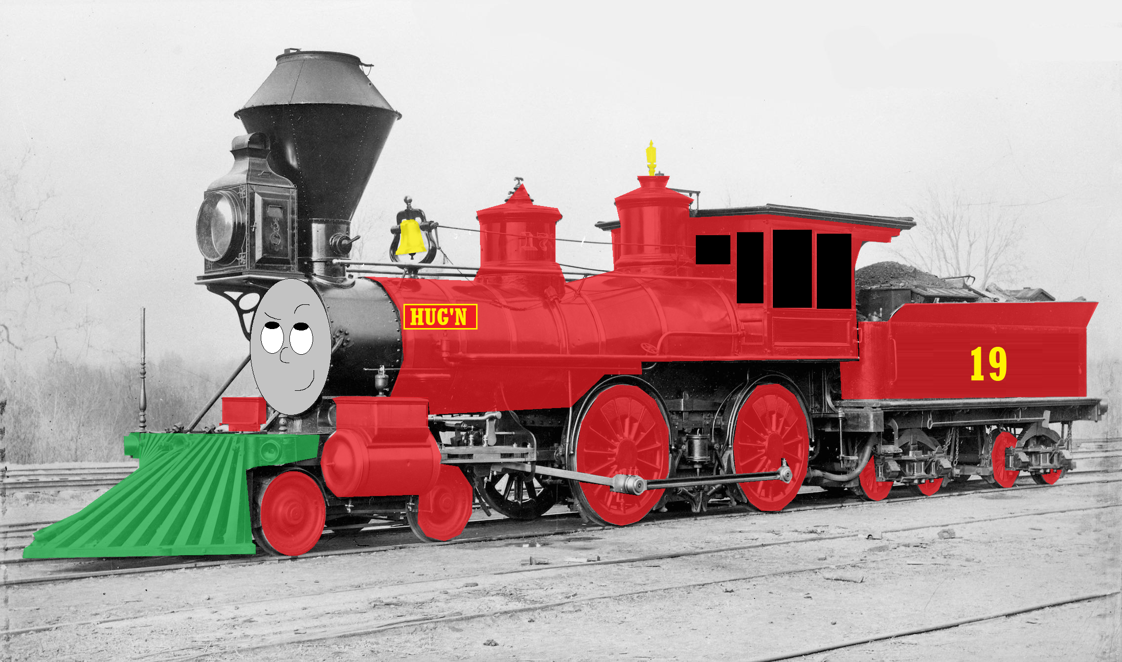 Engine No. 19 Hug'n the American Twin Engine (No. 19) by TobyAndBrunoCentral on ...