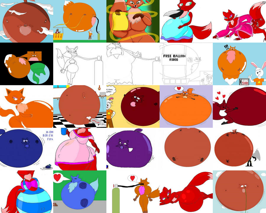 Fox Inflation Skunk Fu Fox Inflation Collage 2 by InflationVideo on DeviantArt