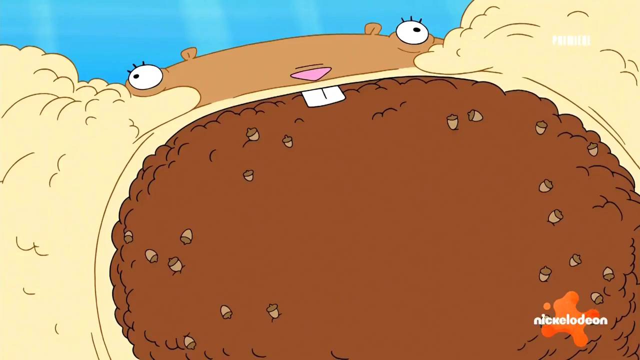 Sandy Cheeks but with stuffed cheeks by InflationVideo on DeviantArt