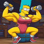 Muscle Marge Simpson (AI Testing)