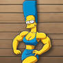 Muscle Marge Simpson (AI Testing)