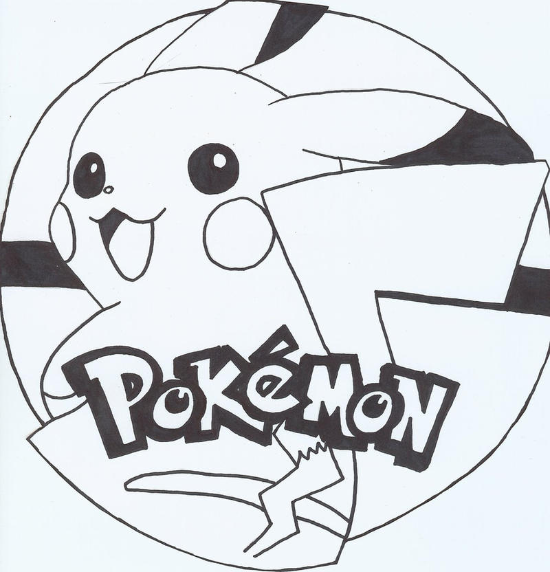Line Vector Pikachu Pikachu Lineart by emoplusramenluver on DeviantArt