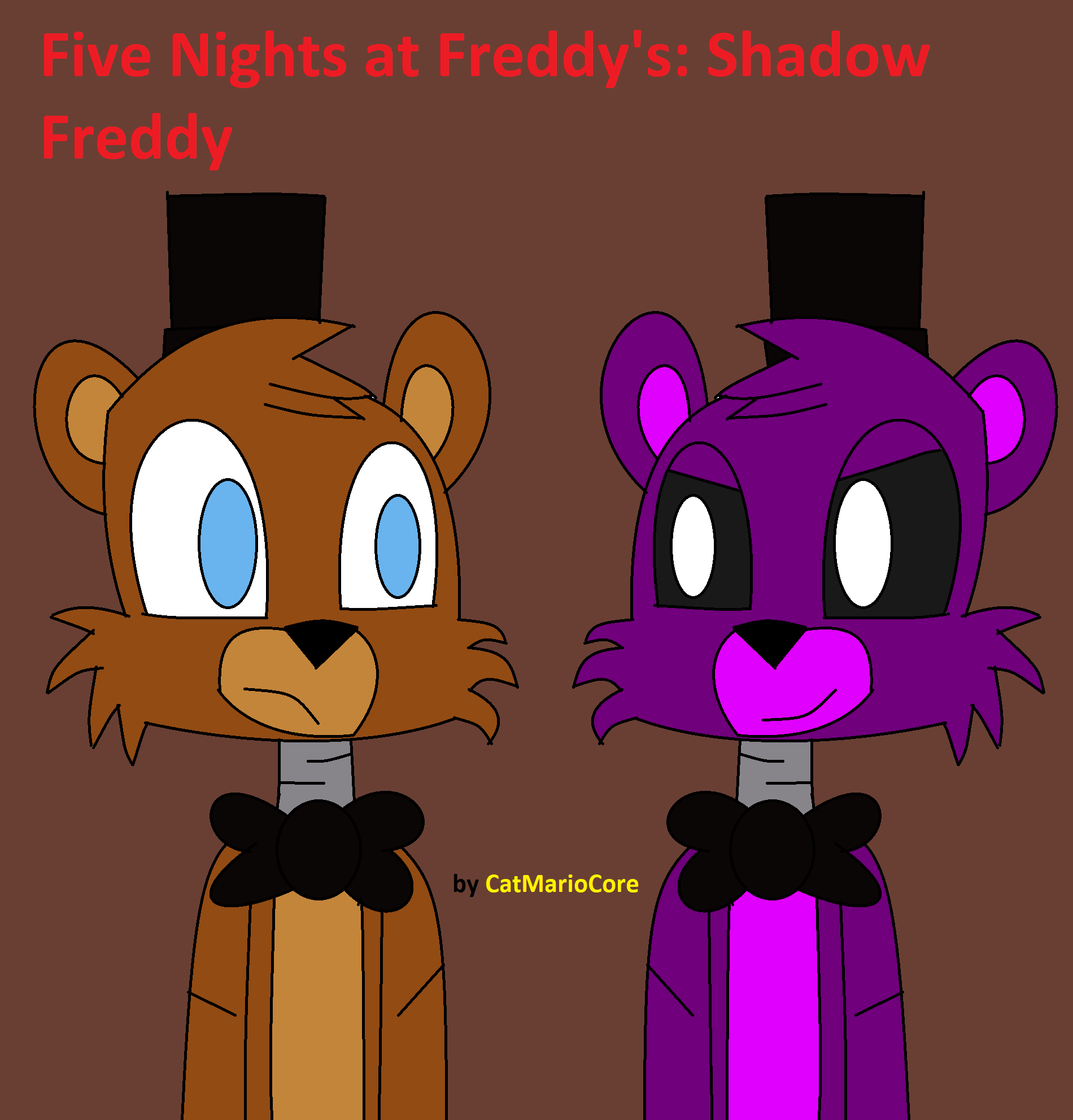 FNAF: Shadow Freddy - Comic Cover by CatMarioCore on DeviantArt