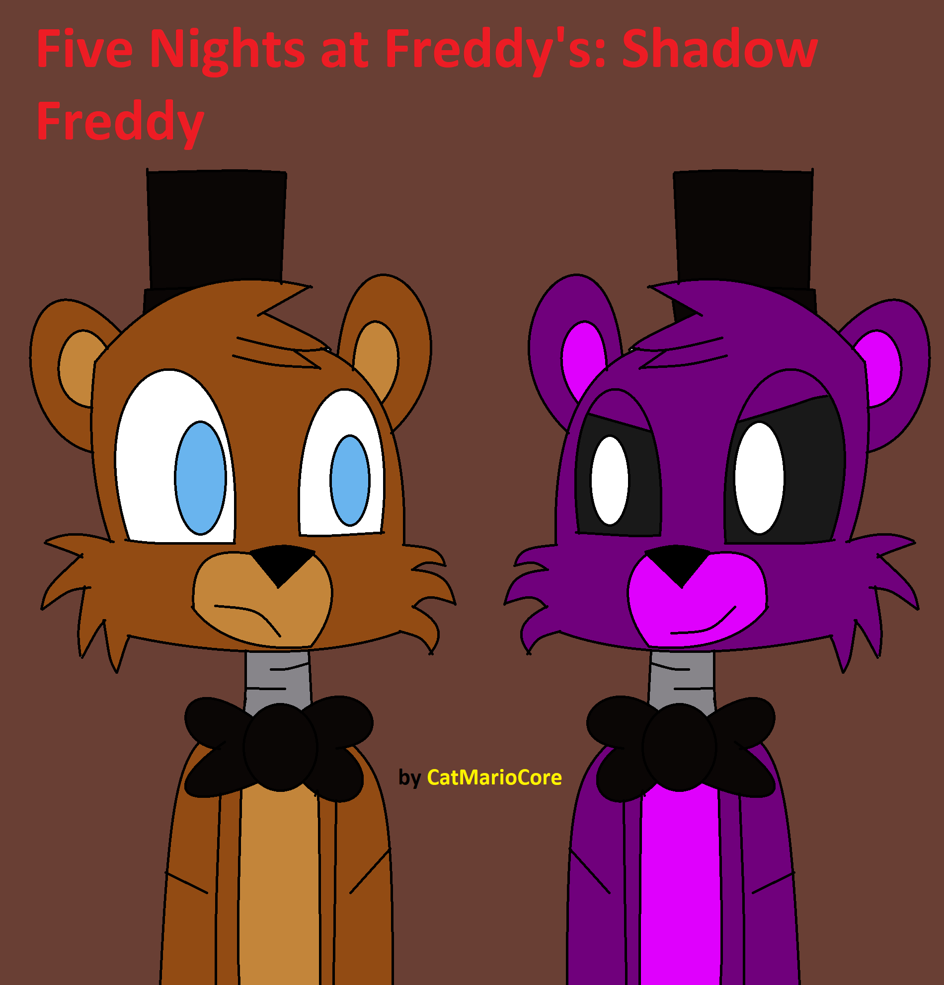 Shadow Freddy in 2023  Fnaf characters, Freddy, Fnaf drawings