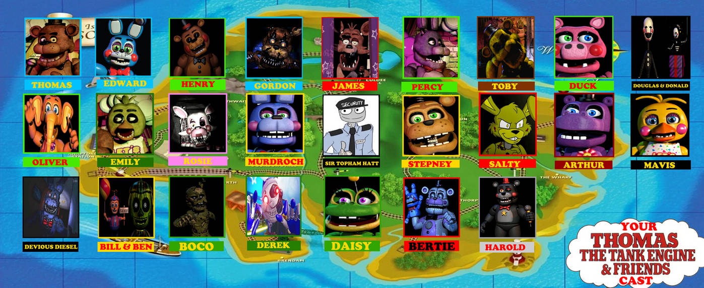 My Thomas and Friends Recast Meme (FNAF Version) by CatMarioCore on ...