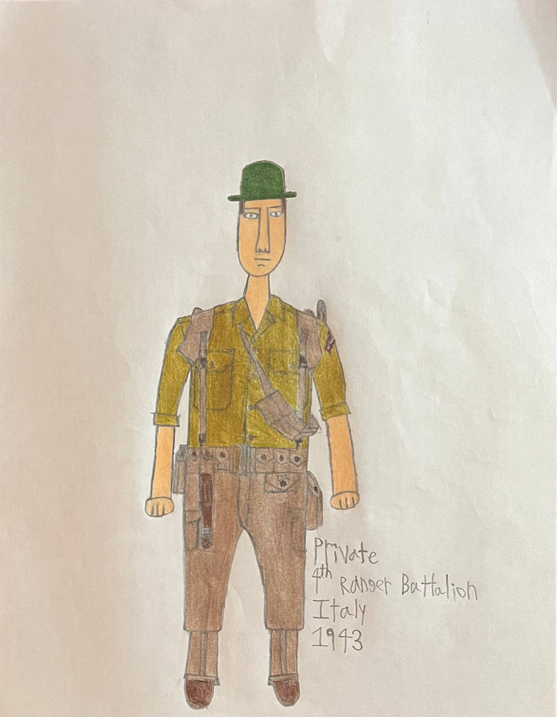 Private, 4th Ranger Battalion, Italy, 1943 by RJHr on DeviantArt