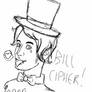 Gravity Falls - Human Bill Cipher doodle